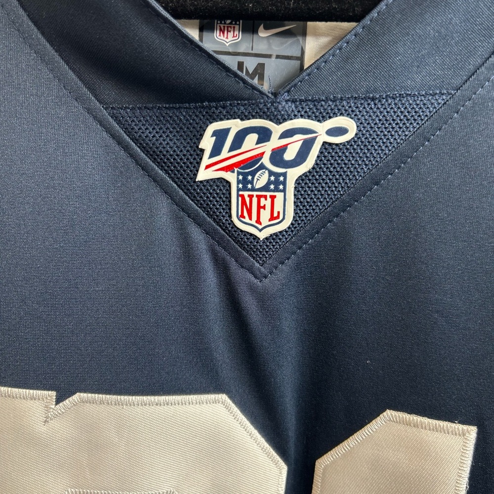 Title: Nike Dallas Cowboys Ezekiel Elliott #21 NFL 100th Anniversary Jersey - Picture 4 of 11